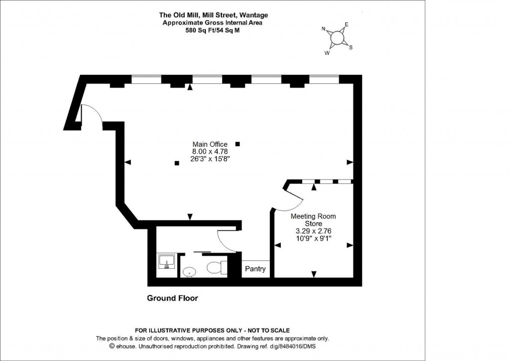 Floorplans For The Old Mill, Mill Street, Wantage