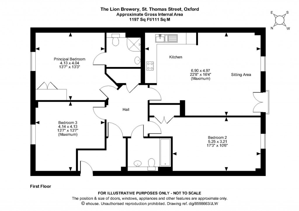 Floorplans For The Lion Brewery, St. Thomas Street, Oxford