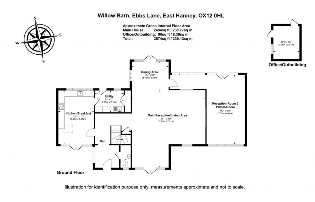 Floorplans For Ebbs Lane, East Hanney, Wantage