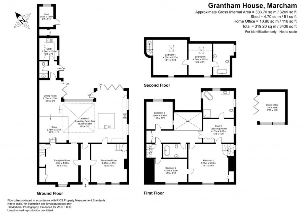 Floorplans For Mill Road, Marcham, Nr.Abingdon On Thames