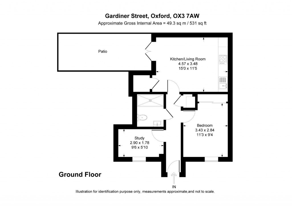 Floorplans For Gardiner Street, Headington, Oxford
