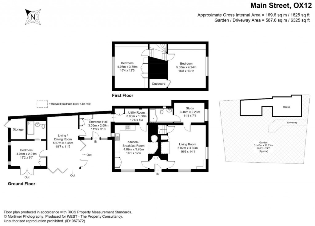 Floorplans For Main Street, East Hanney, Wantage