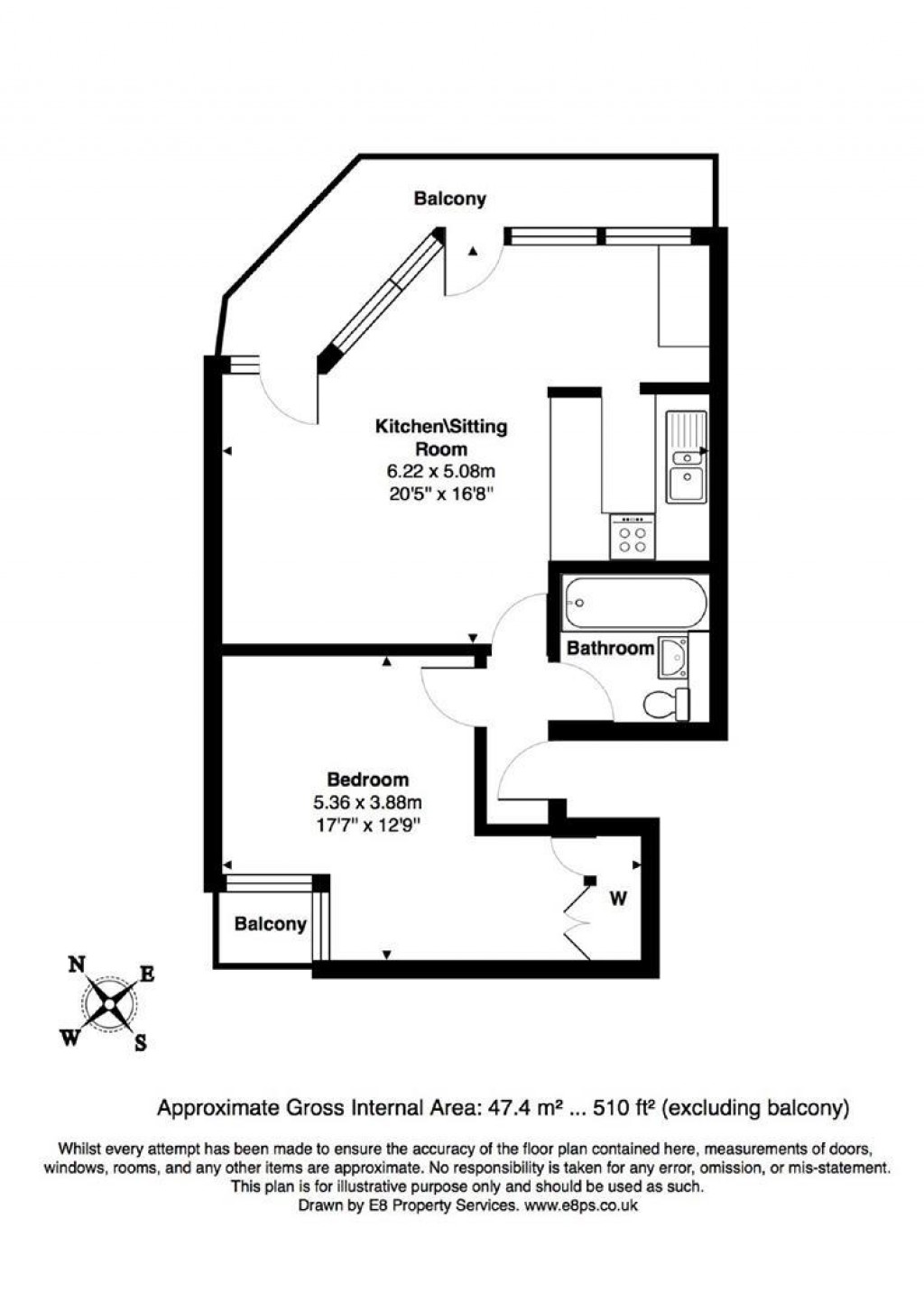 Floorplans For Thackley End, Oxford