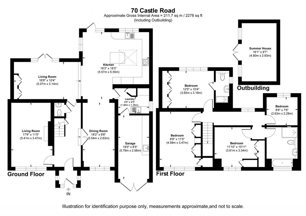 Floorplans For Castle Road, Wootton by Woodstock