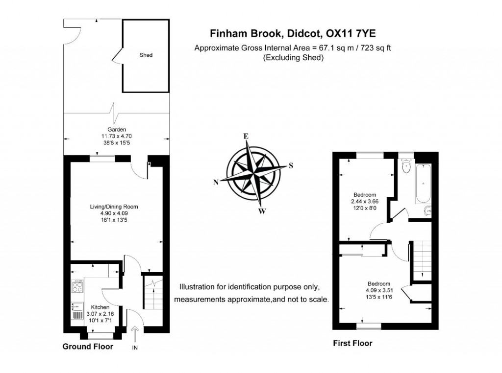 Floorplans For Finham Brook, Didcot
