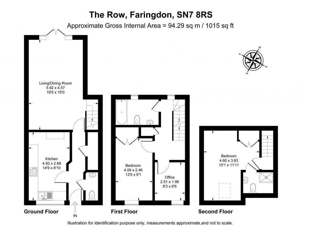 Floorplans For The Row, Hinton Waldrist