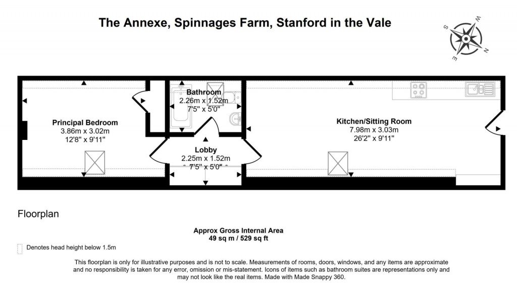 Floorplans For Chapel Road, Stanford In The Vale, Faringdon