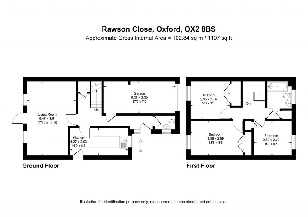 Floorplans For Rawson Close, Oxford