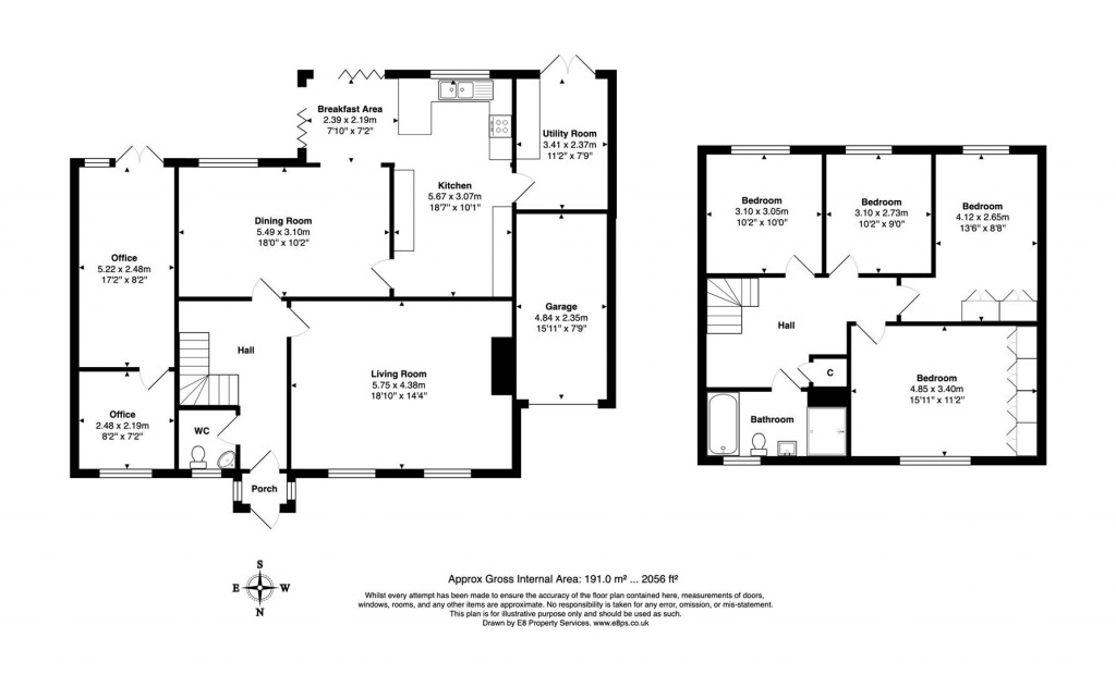 Floorplans For Littleworth, Faringdon