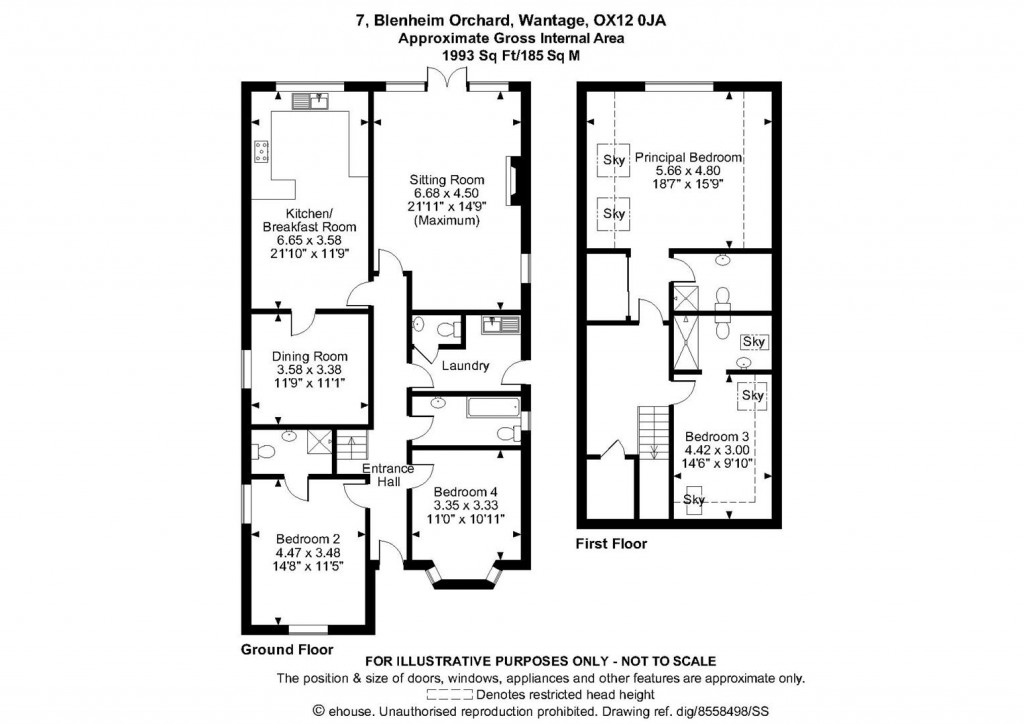 Floorplans For Blenheim Orchard, East Hanney, Wantage
