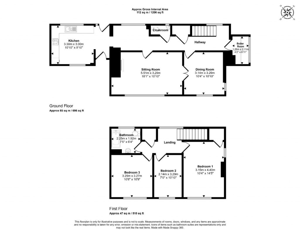 Floorplans For Compton Beauchamp, Swindon