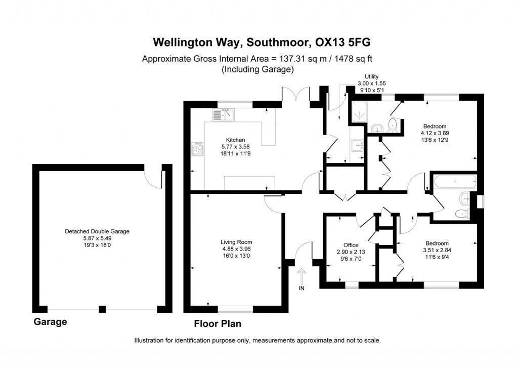 Floorplans For Wellington Way, Southmoor, Abingdon