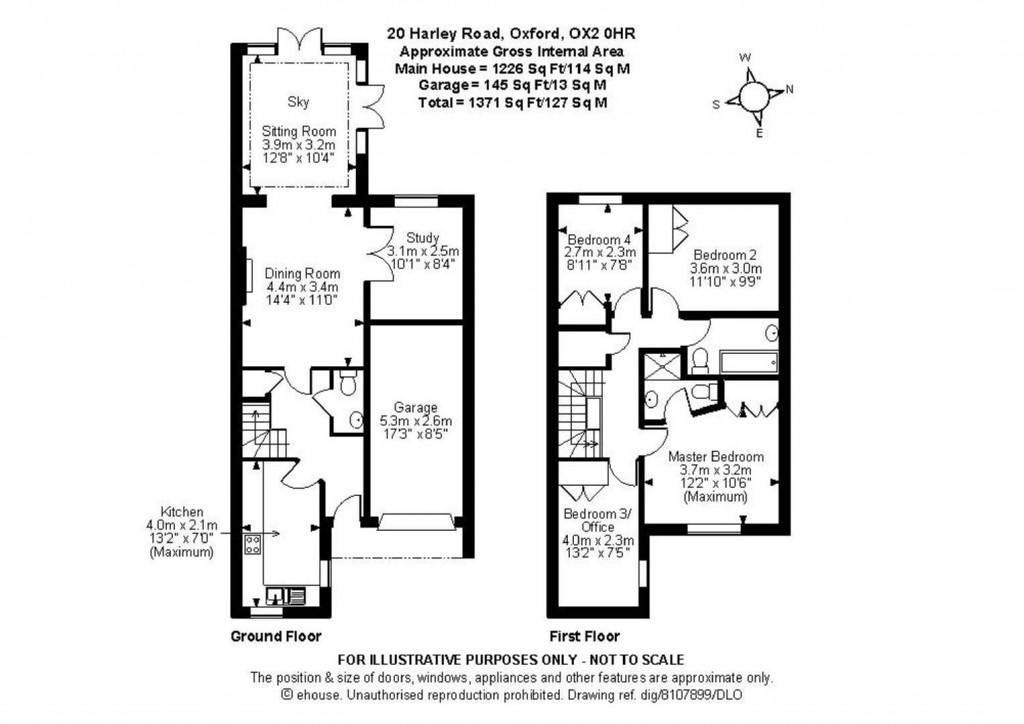 Floorplans For Harley Road, Botley, Oxford
