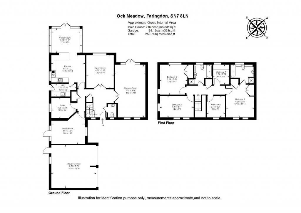 Floorplans For Ock Meadow, Stanford In The Vale, Faringdon