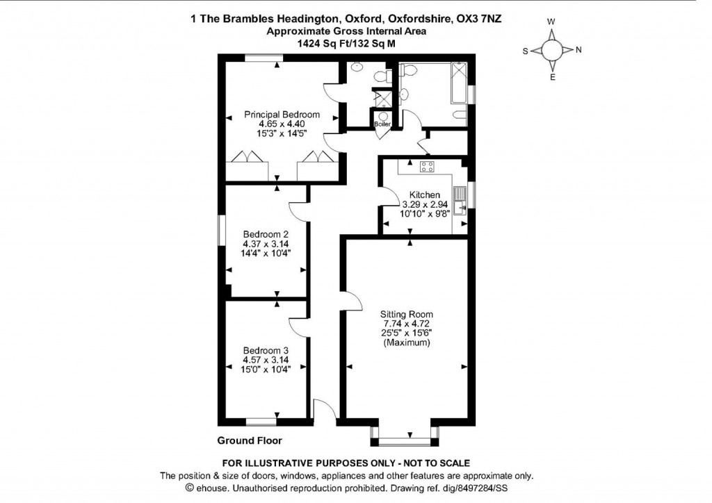 Floorplans For The Brambles, Headington, Oxford