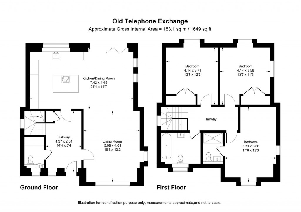 Floorplans For Marsh Baldon, Oxford