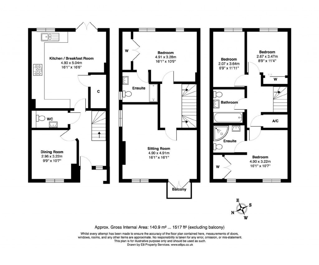 Floorplans For Harberton Heights, Mary Price Close, Headington
