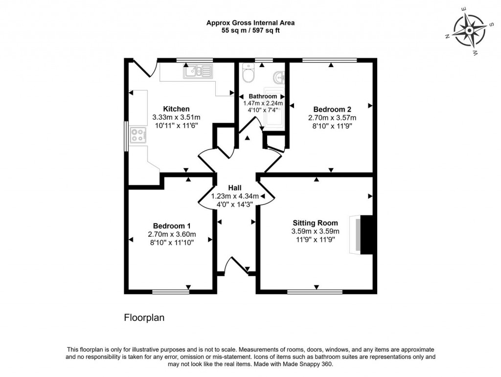 Floorplans For Anvil Paddock, Letcombe Regis, Wantage