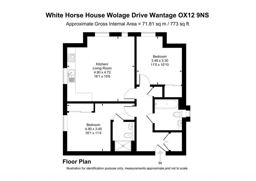 Floorplans For White Horse House, Wolage Drive, Wantage
