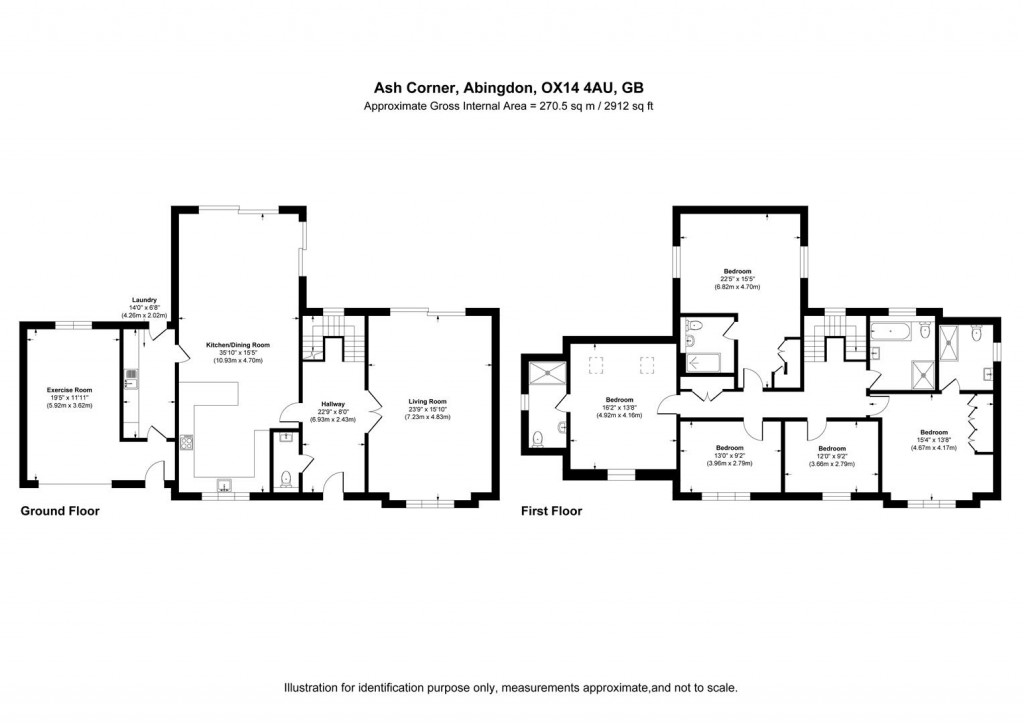 Floorplans For High Street, Sutton Courtenay, Nr.Abingdon on Thames