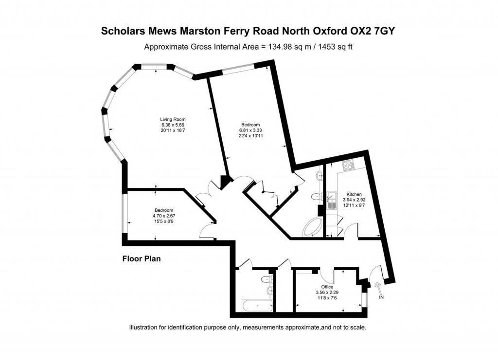 Floorplans For Marston Ferry Road, Summertown, Oxford