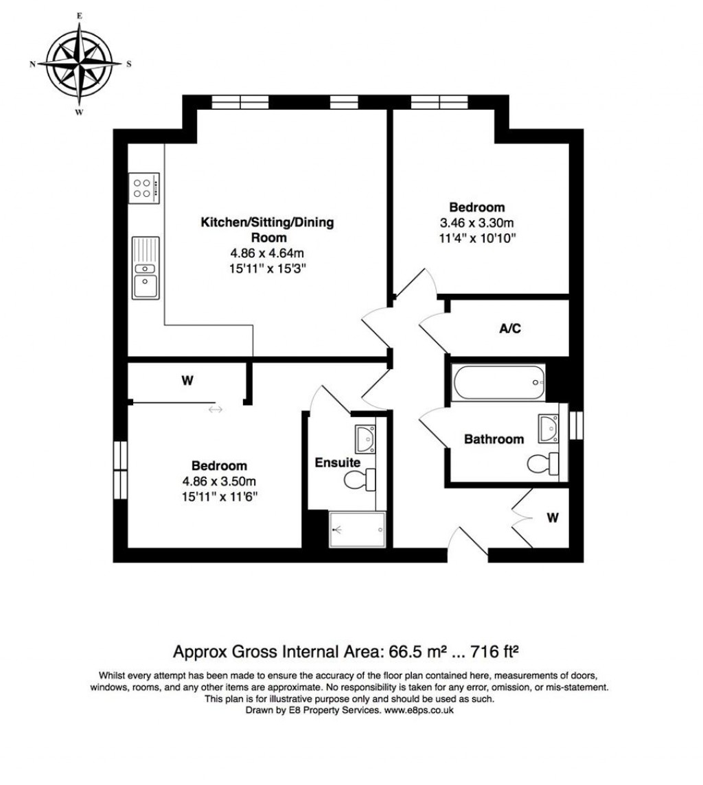 Floorplans For White Horse House, Wolage Drive, Wantage