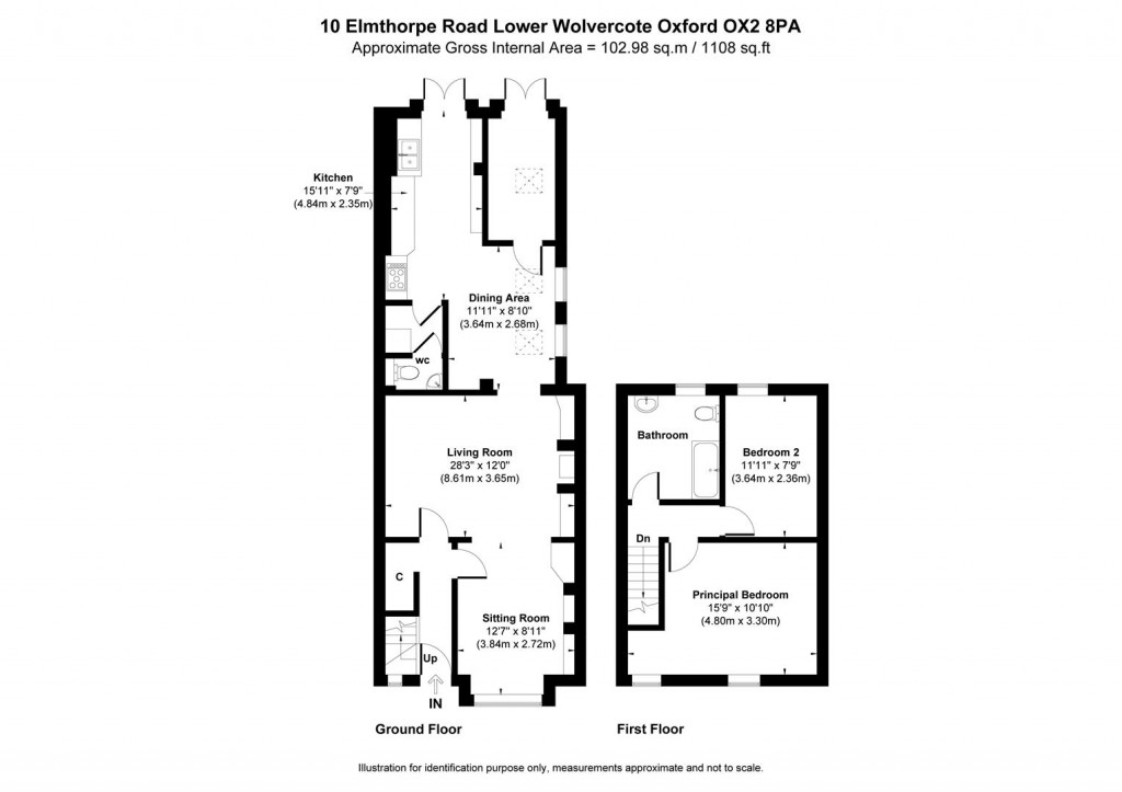 Floorplans For Elmthorpe Road, Wolvercote, Oxford