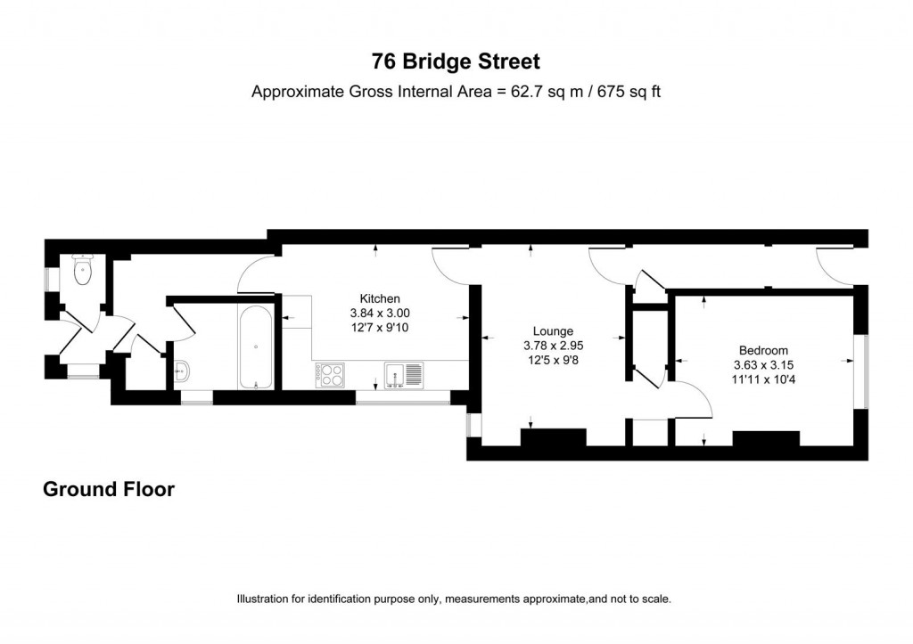 Floorplans For Bridge Street, Osney Island, Oxford