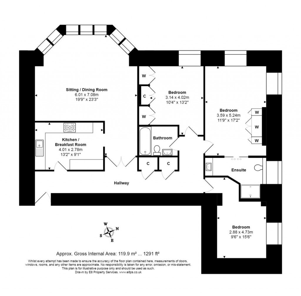 Floorplans For St Georges Manor, Nr. Sandford On Thames