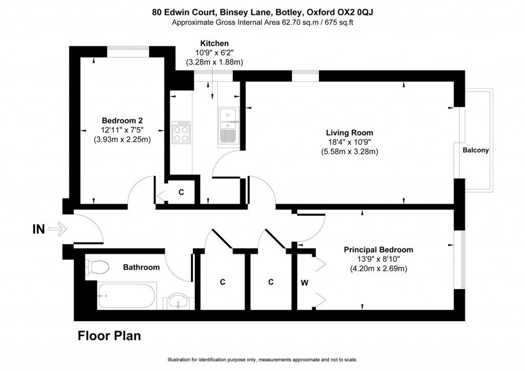 Floorplans For Binsey Lane, Oxford