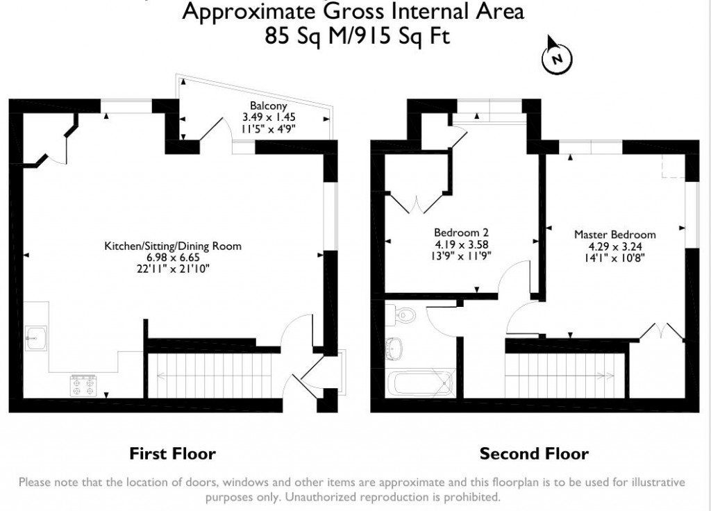 Floorplans For Temple Mews, Temple Cowley, Oxford.
