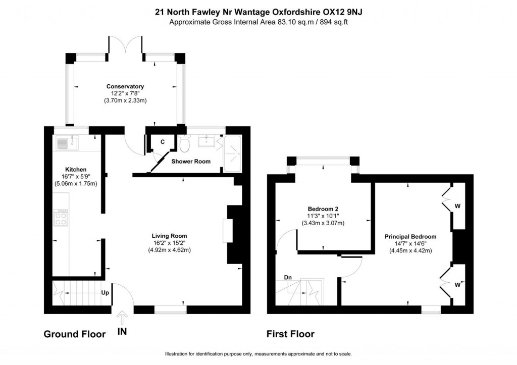Floorplans For North Fawley, Wantage