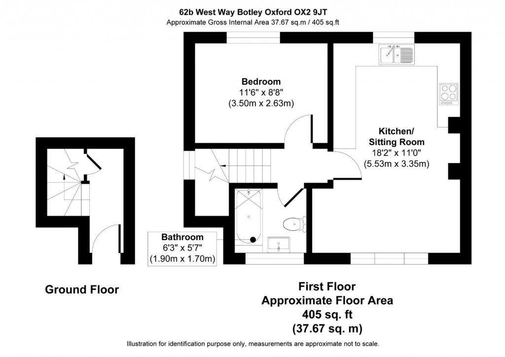 Floorplans For West Way, Oxford